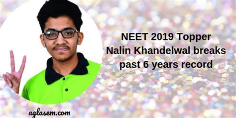 neet 2019 highest marks