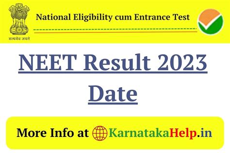 neet result 2023 in karnataka