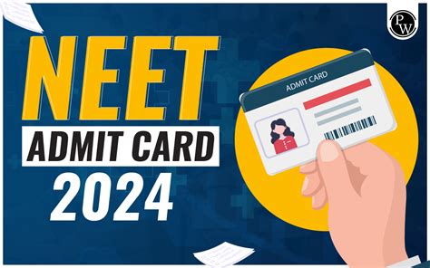 neet ug admit card 2024 release date