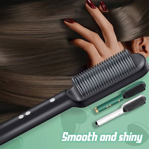 negative ion hair straightener styling comb