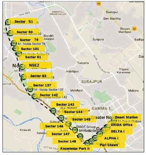 nehru place to greater noida distance
