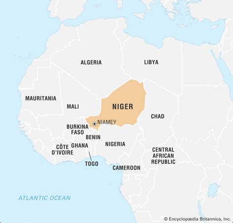 neighbor of togo and niger: geography