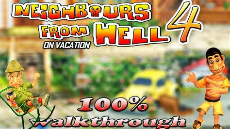 Neighbours From Hell Walkthrough
