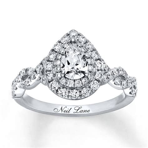 neil lane pear engagement rings kay jewelers