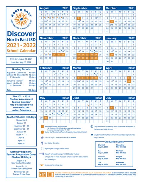 neisd school calendar 23-24