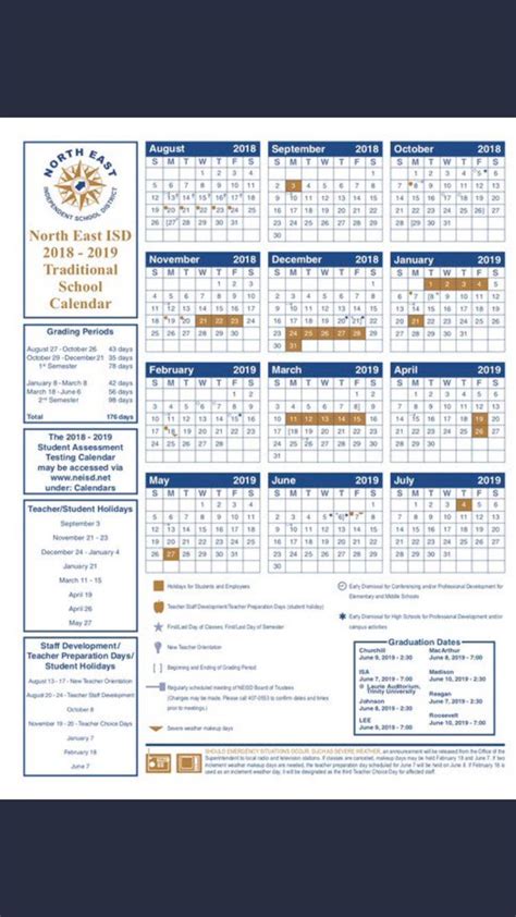 neisd school calendar 24-25