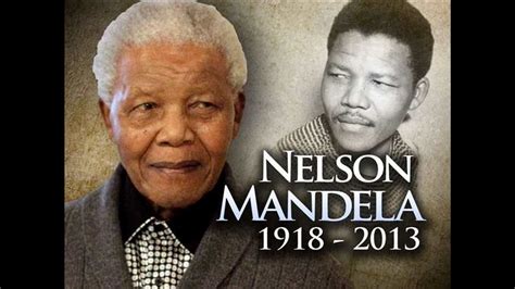 nelson mandela's date of birth and death