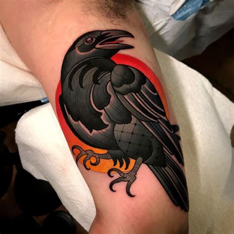 neo traditional tattoo raven at DuckDuckGo in 2020 (With images) Neo traditional tattoo