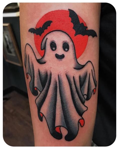 Ghost tattoo Ghost tattoo, Spooky tattoos, Halloween tattoos