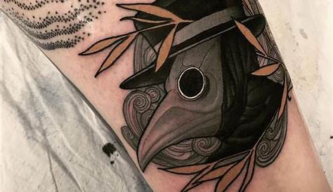 Neo Traditional Plague Doctor Tattoo s Meanings, Designs & Ideas