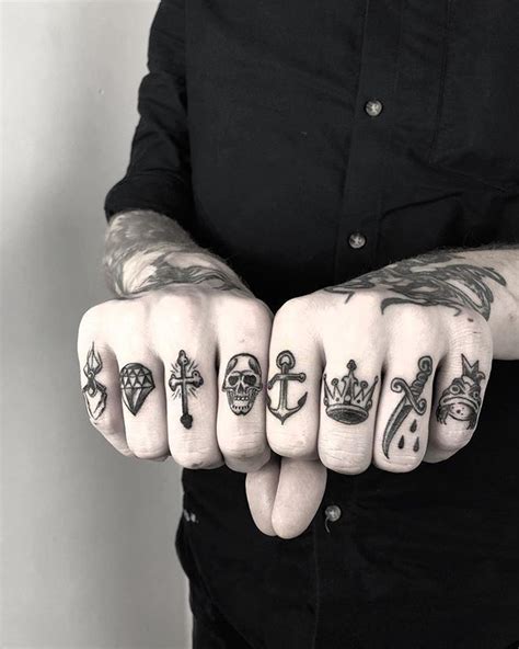 Knuckle tattoos, Tattoos for guys, Finger tattoos words