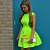 neon dress for a party