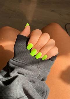 Neon Green Acrylic Nails: Trending Nail Art Of 2023