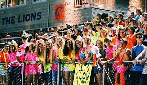 Neon Out Student Section Carterville High School Football Game fit