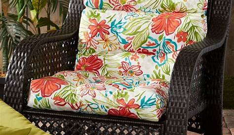 Neon Outdoor Chair Cushions Arden Patio High Back Cushion Doreena Twilight