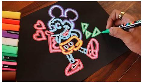 Neon Outline Drawing How To Draw Lights Add Glow Effect To s