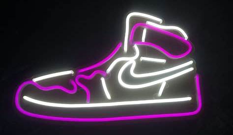 Neon Outline Jordans Michael Jordan Decal Air Basketball Oracal Logo Car Vinyl