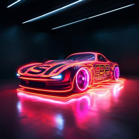 Neon Car Model