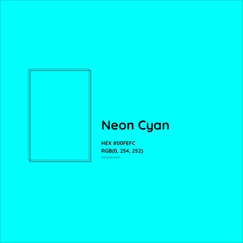 neon cyan rgb code