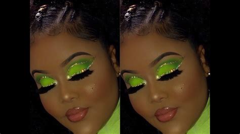Neon Green Makeup