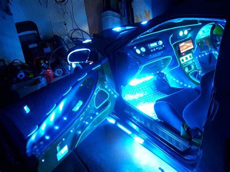 Neon Light Car Inside
