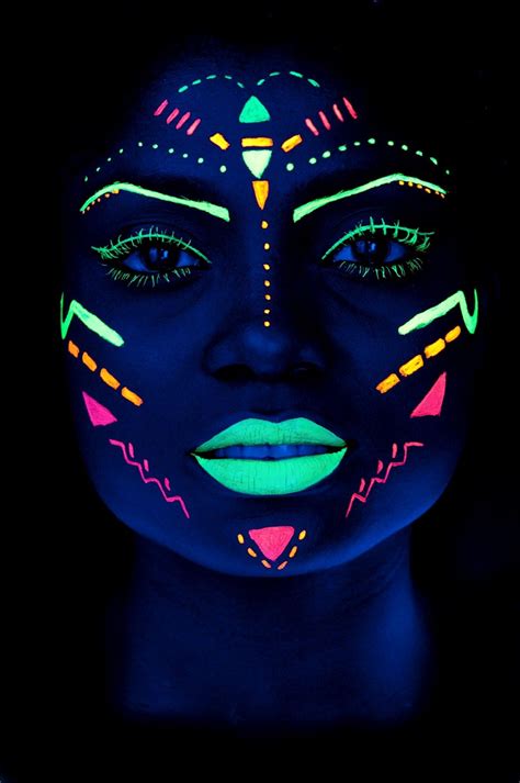 Neon Paint Makeup