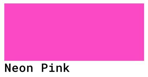 Neon Pink Color Hex Code