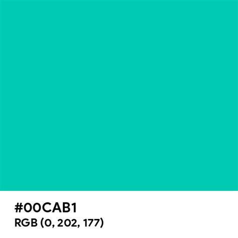 neon teal hex code