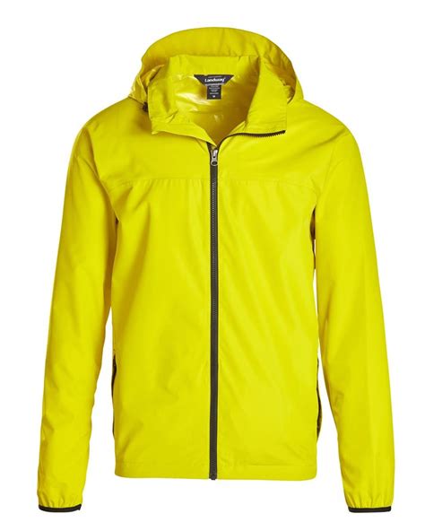 Neon Yellow Rain Jacket