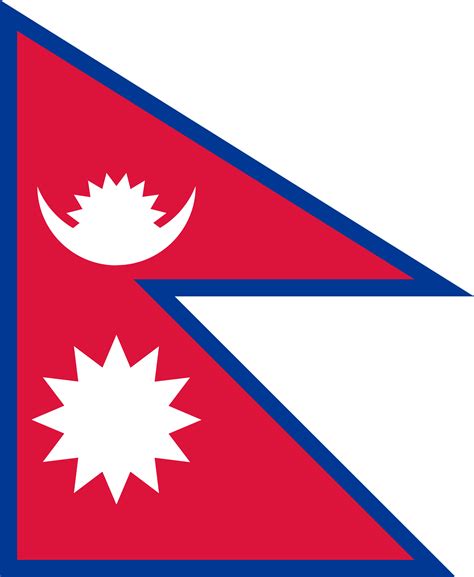 nepal flag logo png