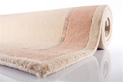 wollen kleed Nepal Teppich handgeknüpft rosa handgeknoopt