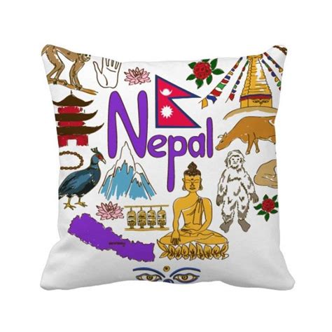 Nepal Throw Pillow