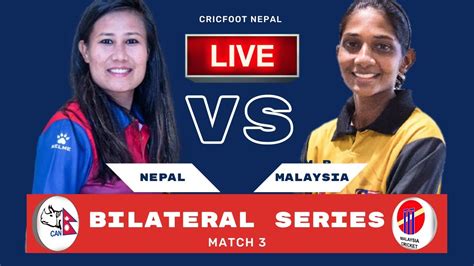 nepal vs malaysia women's cricket live today