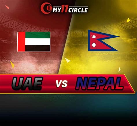 nepal vs uae u19 today match