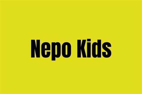 nepo kids meaning in hindi