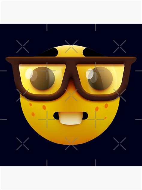 nerd face emoji meme