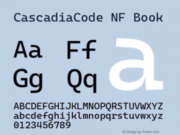 nerd fonts cascadia code
