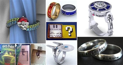 7+ Nerdy Wedding Rings