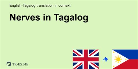 nervous meaning in tagalog