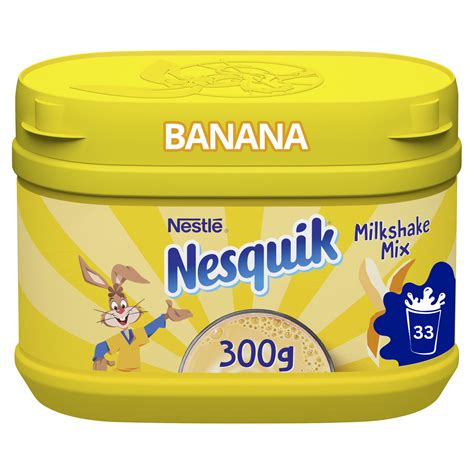 nesquik banana milkshake powder mix