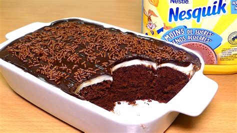 nesquik chocolate cake