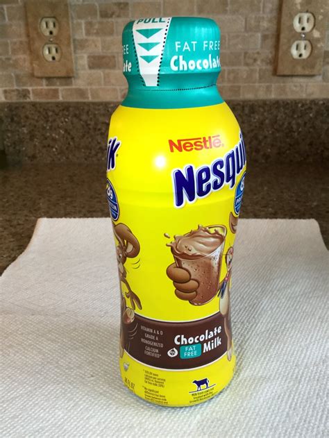 nesquik fat free chocolate milk