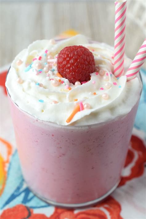 nesquik raspberry milkshake