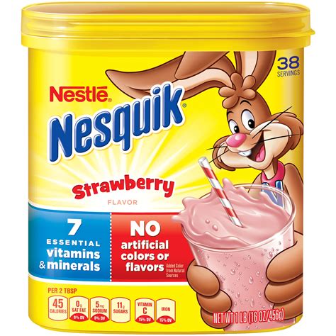 nesquik strawberry milk powder