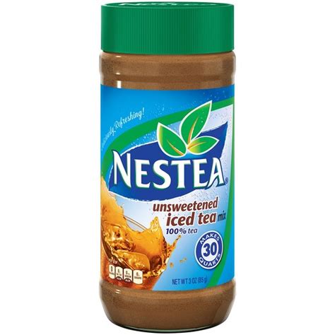 nestea ice tea mix unsweetened