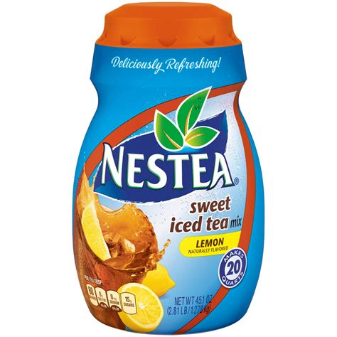 nestea sweet ice tea with lemon mix