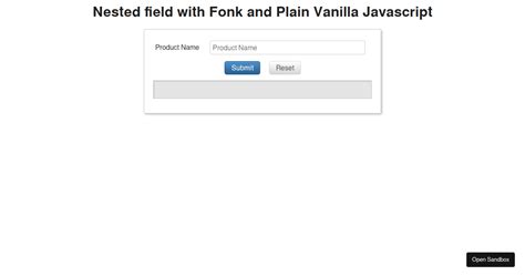 Nested Field Javascript