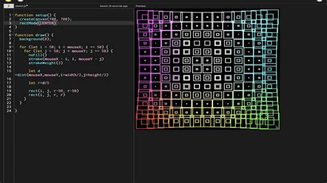 nested for loop patterns