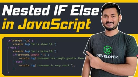 nested if else in javascript