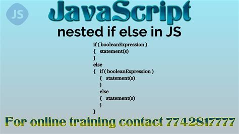 nested if else statement in js